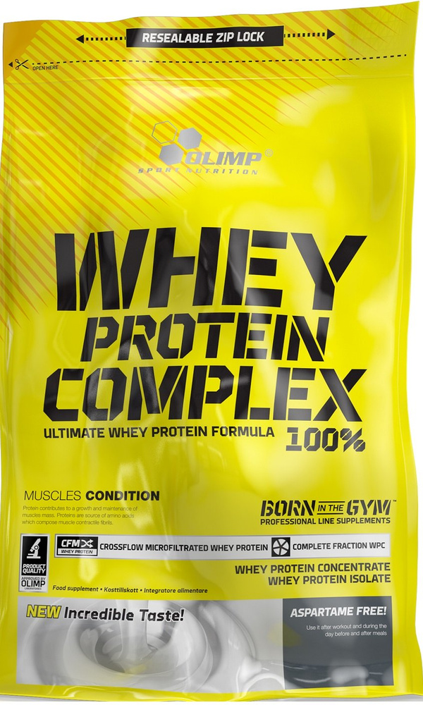 Olimp Whey Protein Complex 100% Vanilla for Muscle Mass 600g