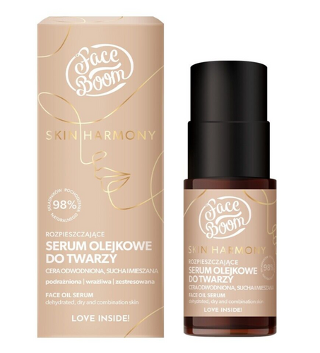 FaceBoom Skin Harmony Love Inside Pampering Face Oil Serum for Irritated and Dry Skin 15ml