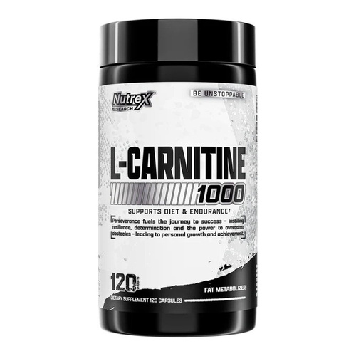 Nutrex Lipo-6 Carnitine L-Carnitine Supplement for Fat Burning and Energy Production 120 caps
