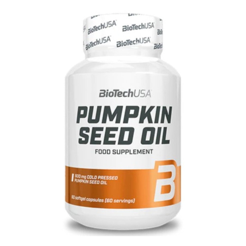 BioTechUSA Pumpkin Seed Oil Kapsułki softgel z olejem, 1000mg 60 kapsułek softgel