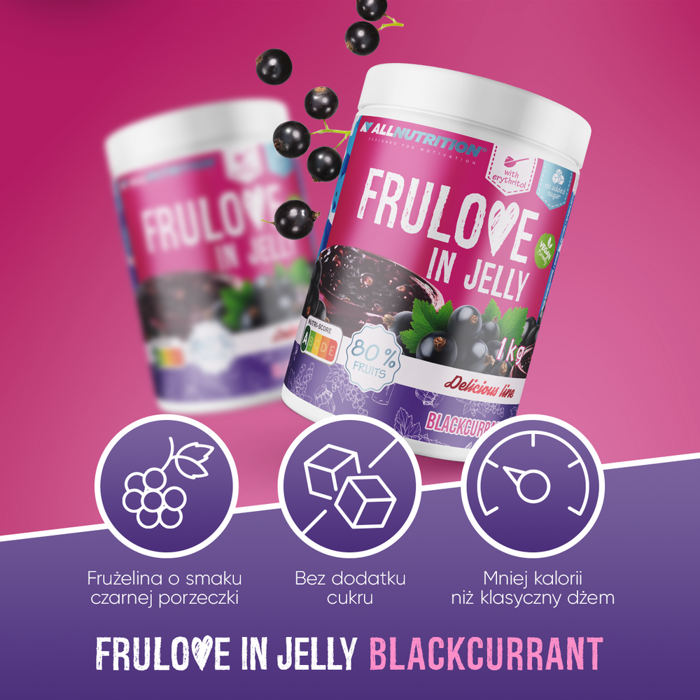 AllNutrition Frulove In Jelly Blackcurrant Flavored 1000g