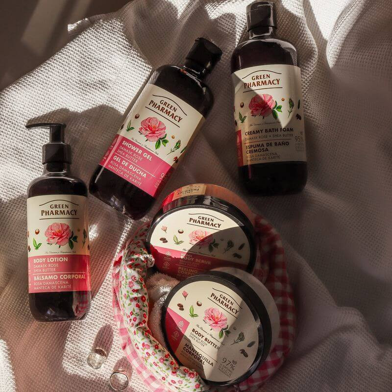 Green Pharmacy Masło do Ciała Róża Damasceńska i Masło Shea 200ml