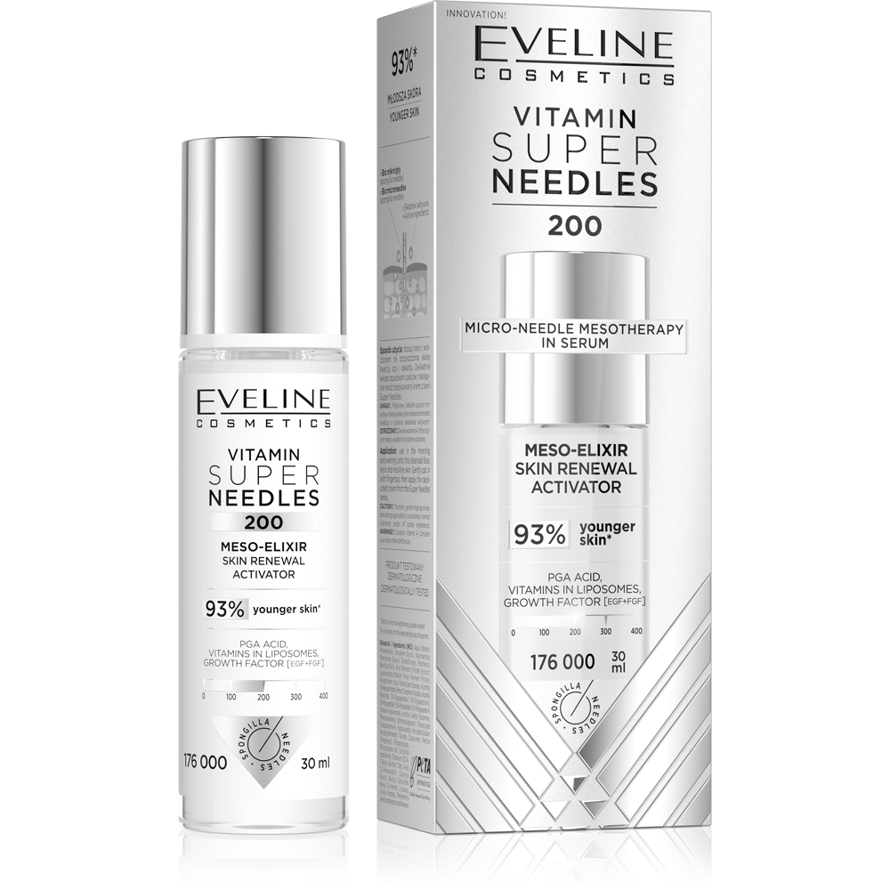 Eveline Super Needles Mezo-Eliksir Aktywator Odnowy Skóry 30ml