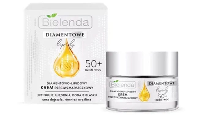 Bielenda Diamond Lipids 50+ Anti-Wrinkle Day and Night Cream for Mature and Sensitive Skin 50ml