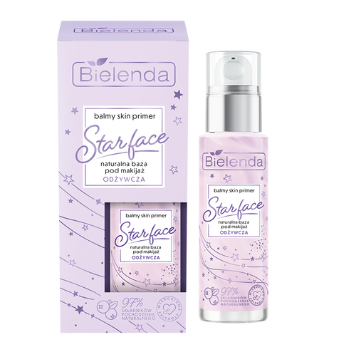 Bielenda Balmy Skin Primer Starface Naturalna Odżywcza Baza pod Makijaż dla Każdego Typu Skóry 30ml