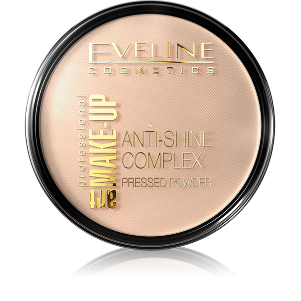 Eveline Make Up Art Anti-Shine Complex Matujący Puder Prasowany Nr. 31 Transparent 14g