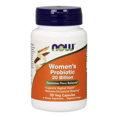 Now Foods Women's Probiotic 20 Billion Wsparcie Zdrowia Kobiet 50 Kapsułek