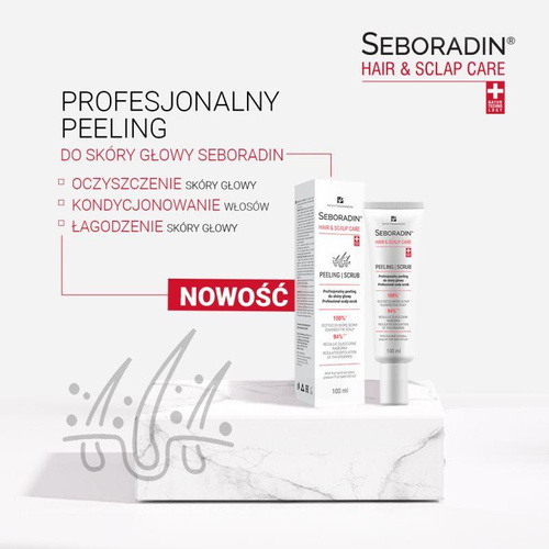 Seboradin Hair & Scalp Care Profesjonalny Regulujący Peeling do Skóry Głowy 100ml