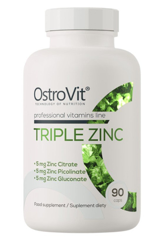 OstroVit Triple Zinc - 90 caps