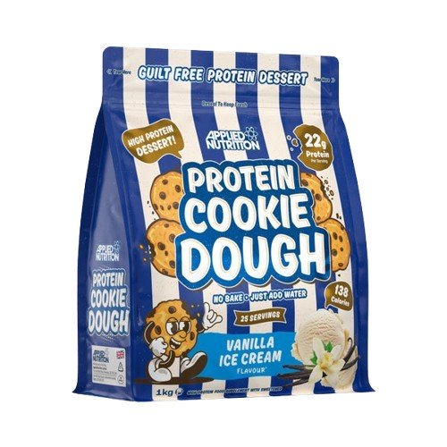 Applied Nutrition Protein Cookie Dough Dessert Vanilla Ice Cream High Protein Food Supplement 1000g
