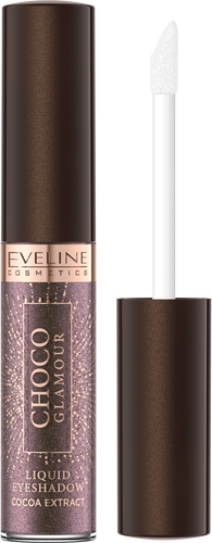 Eveline Choco Glamour Wodoodporne Cienie w Płynie Nr 06 6,5ml