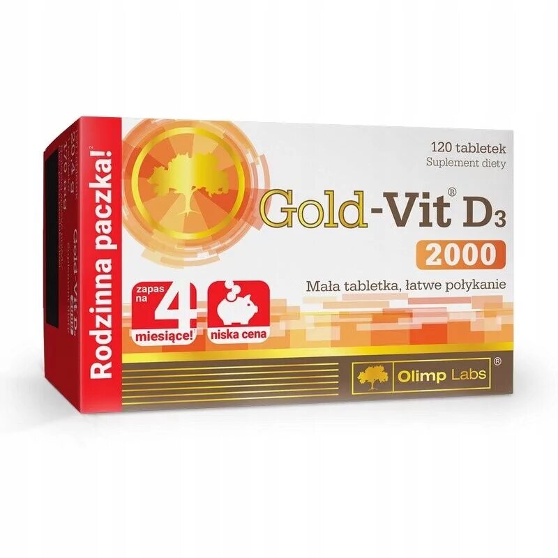 Olimp Gold-Vit D3 2000 120 Tablets