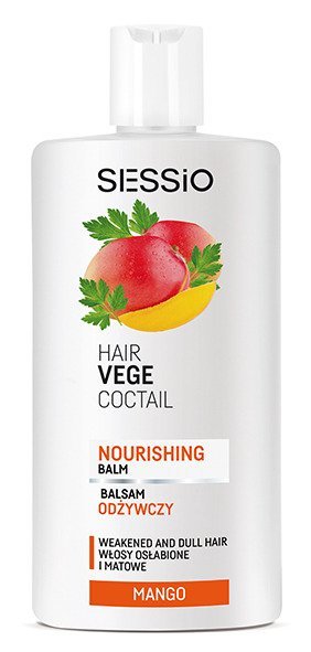 Sessio Hair Vege Coctail Nourishing Balm for Weakened and Brittle Hair with Mango 300g