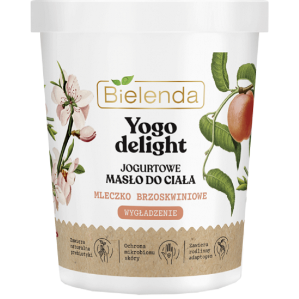Bielenda Yogo Delight Brzoskwiniowe Wygładzające Jogurtowe Masło do Ciała 200ml