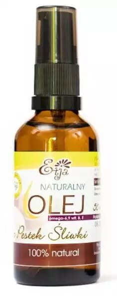 Etja Bio Olej z Pestek Śliwki dla Skóry Wrażliwej Suchej Dojrzałej 50ml Best Before 31.01.26