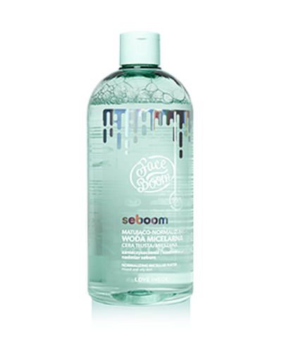FaceBoom Seboom Matifying and Normalizing Micellar Water for Oily and Combination Skin 500ml