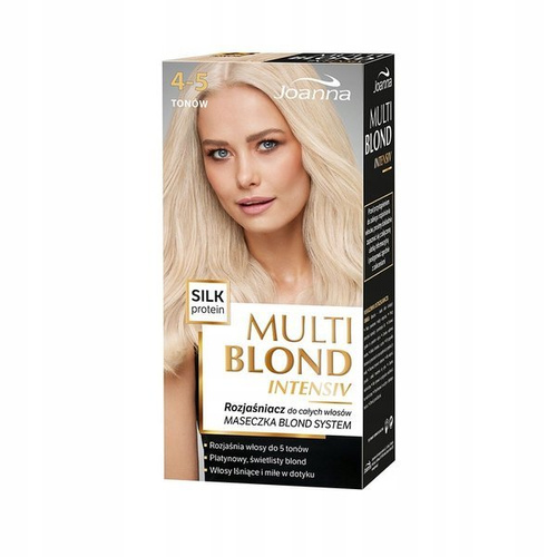 Joanna Multi Blond Intensive Hair Lightener with Silk Protein 4-5 Tones 70x25x10g