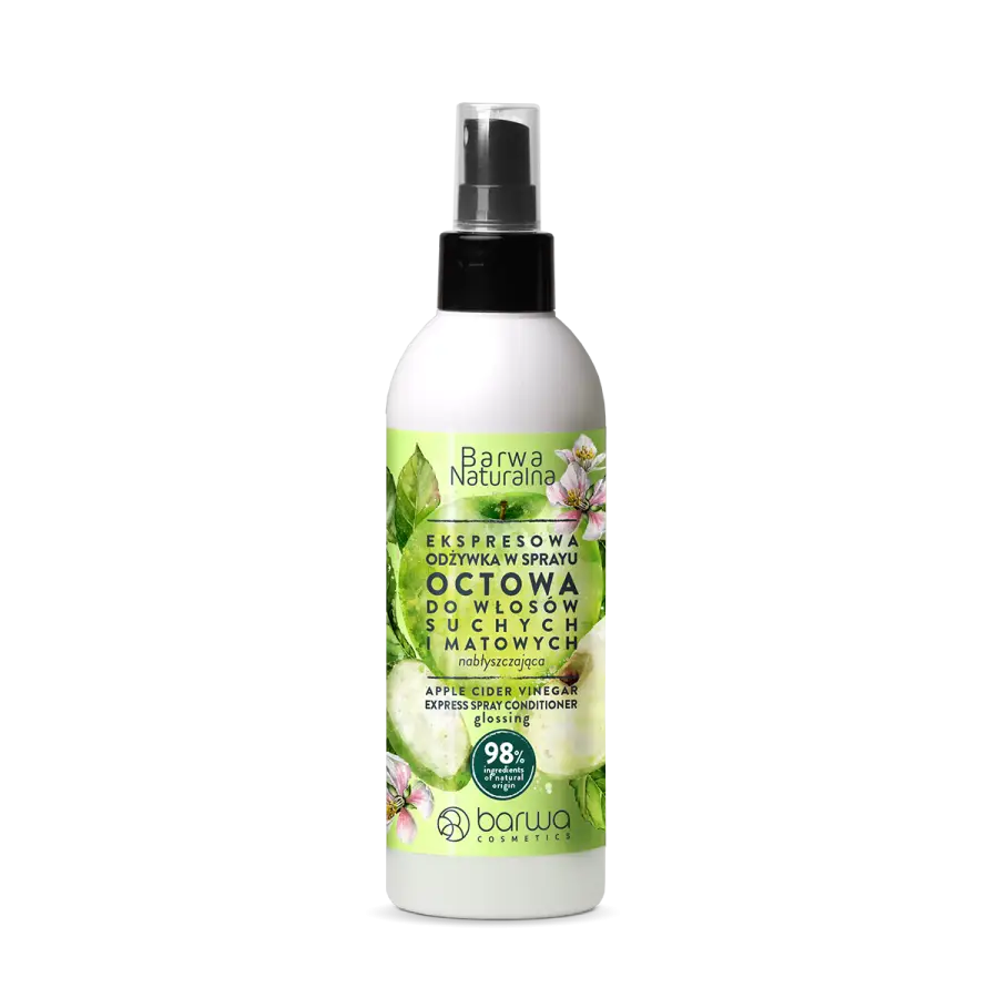 Barwa Natural Vinegar Shine Conditioner Spray for Dry & Dull Hair 200ml
