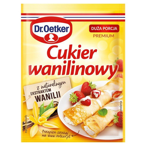 Dr. Oetker Cukier Wanilinowy z Ekstraktem Wanilii 16g