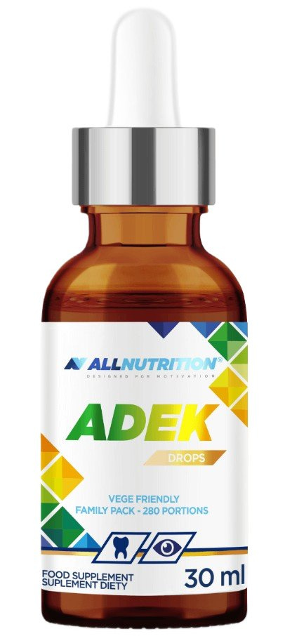 Allnutrition ADEK w Kroplach Kompleks Witamin A D E K na Odporność 30ml