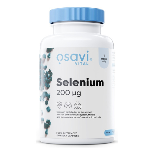 Osavi Selen 200 mcg 120 wegańskich kapsułek