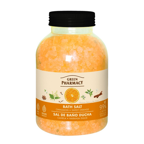 Green Pharmacy Firming Bath Salt Cinnamon and Sweet Orange 1000g