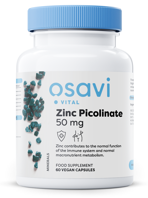 Osavi Pikolinian Cynku 50mg 60 kapsułek wegańskich