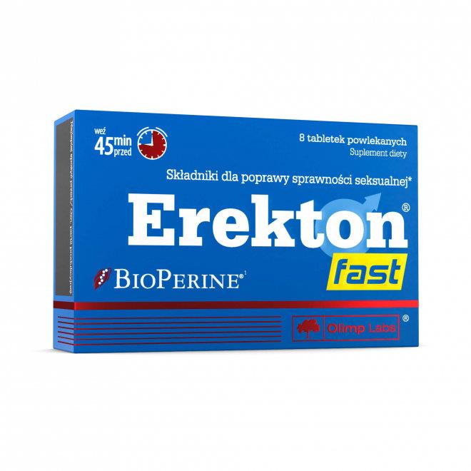 Olimp Erekton Fast for Men's Sexual Performance Improvement 8 Tablets