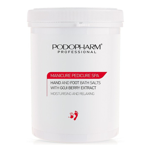 Podopharm Professional Sól do Kąpieli Dłoni i Stóp z Jagodami Goji 1400g