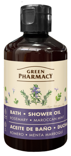 Green Pharmacy Moisturizing 2-in-1 Bath and Shower Oil Rosemary and Mint 250ml