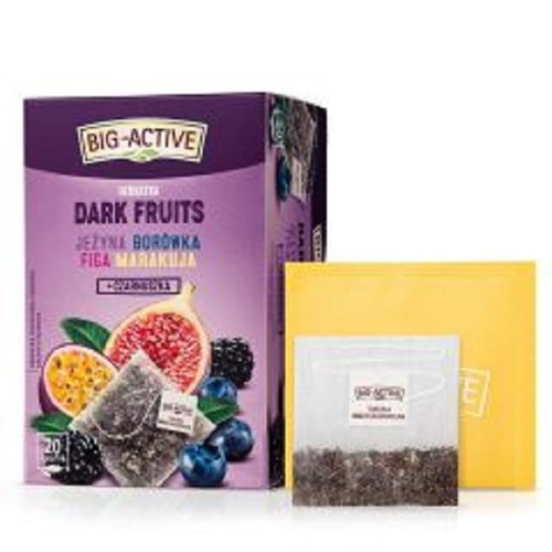 Big-Active Dark Fruits Herbata Owocowo-Ziołowa z Jeżyną Borówką i Figą 20x2.25g