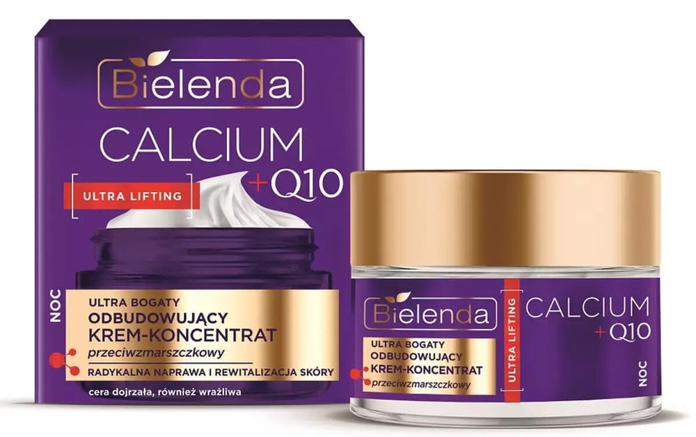 Bielenda Calcium + Q10 Regenerating Anti-Wrinkle Night Cream 50ml