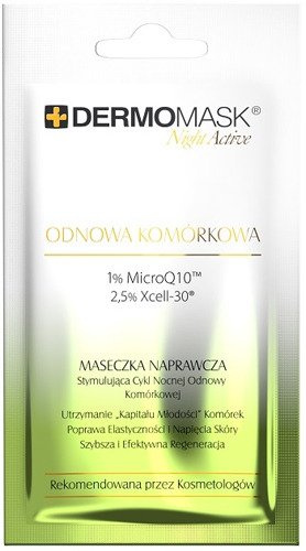 L'biotica Dermomask Night Active Maska do Twarzy na Noc Odnowa Komórkowa 12ml