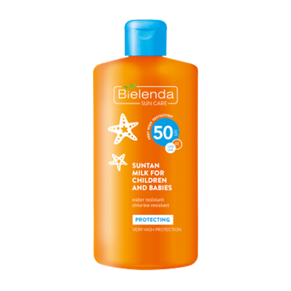 Bielenda Nawilżające Mleczko do Opalania dla Dzieci I Niemowląt z SPF50 150ml