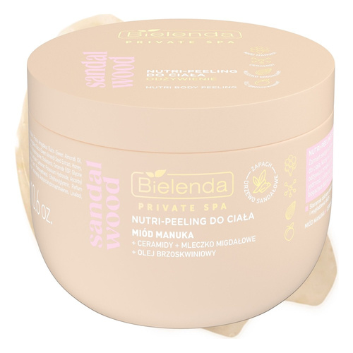 Bielenda Private Spa Odżywczy Nutri-Peeling do Ciała Drzewo Sandałowe 300g