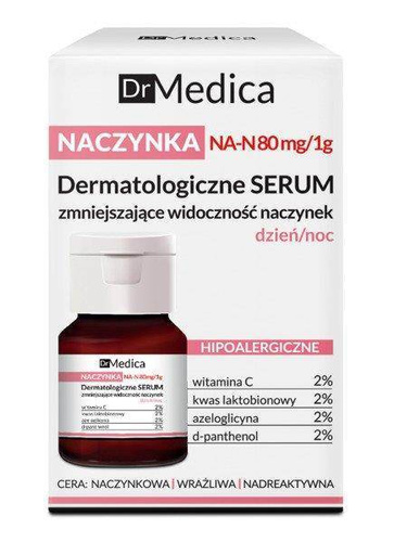 Bielenda Capillary Skin Dermatological Anti Redness Face Serum for Day and Night 30ml