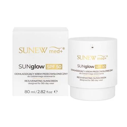 SunewMed+ SUNglow SPF50 Rejuvenating Daily Sunscreen Cream 80ml
