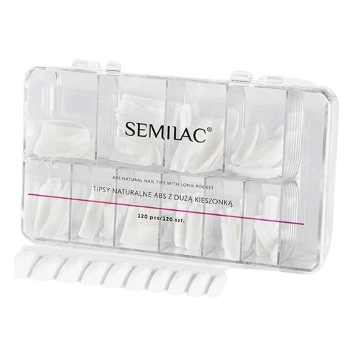 Semilac Natural Nail Tips Tipsy do Paznokci 120szt