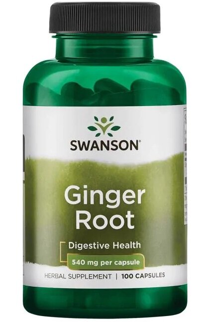 Swanson Ginger Root 540mg 100 Capsules