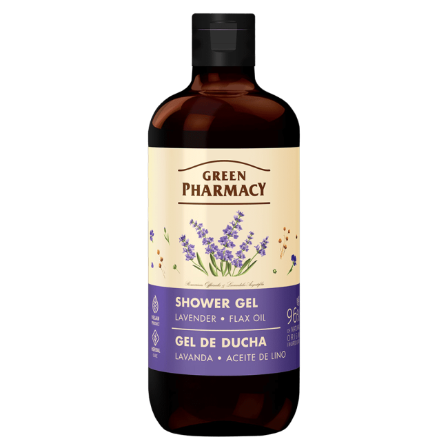 Green Pharmacy Moisturizing Shower Gel Lavender and Linseed Oil 500ml