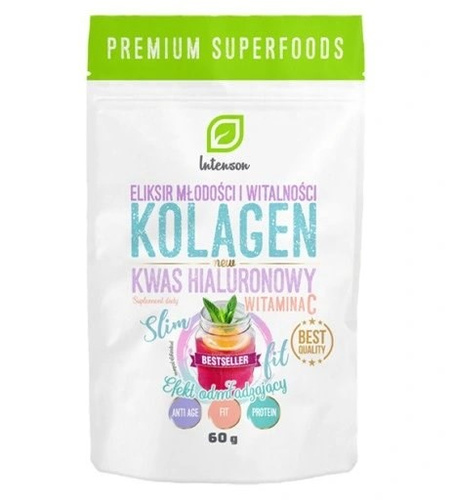 Intenson Collagen with Vitamin C and Hyaluronic Acid 60g
