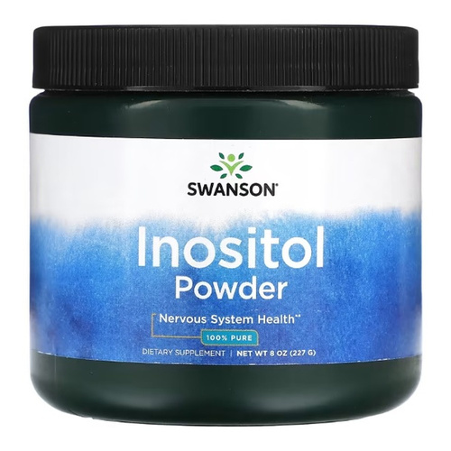 Swanson Inozytol w Proszku 100% Czystości na Wsparcie Nastroju 227g