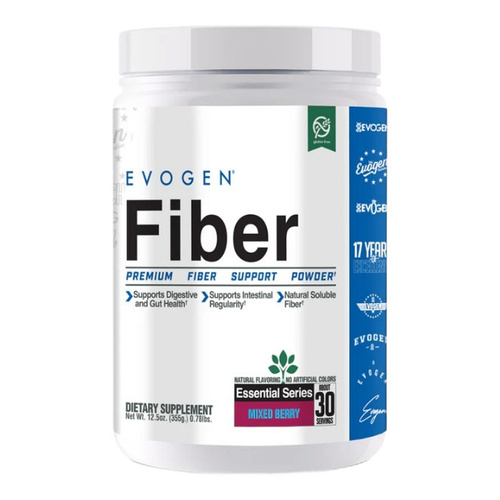 Evogen Fiber Soluble Fibre Powder, Mixed Berry 355g