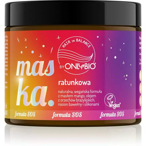 OnlyBio Hair In Balance Rescue Mask for All Hair Porosity 200ml