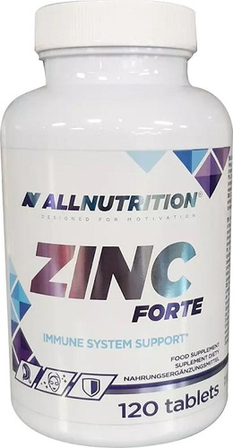 Allnutrition Zinc Forte Wsparcie Odporności 15mg 120 Tabletek