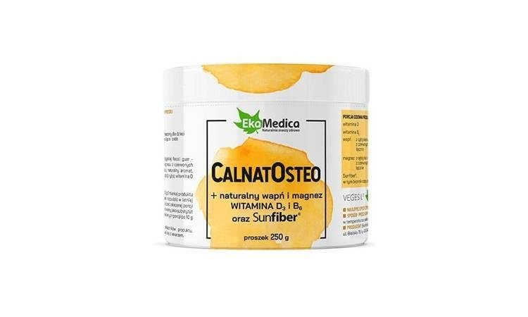 EkaMedica CalnatOsteo Calcium Magnesium Vitamin D and B6 Soluble Fiber Powder 250g