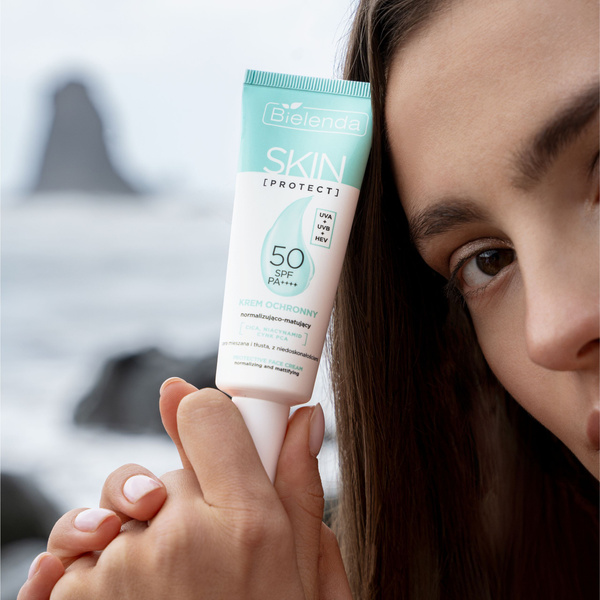 Bielenda Skin Protect Normalizująco-Matujący Krem Ochronny SPF 50 40ml