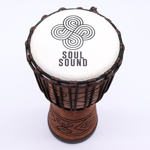 Medium Pro Djembe Drum - Soul Sound (low) - Medium 40cm (18cm Diia)