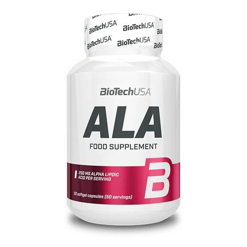 ALA Alpha Lipoic Acid, 250mg - 50 caps