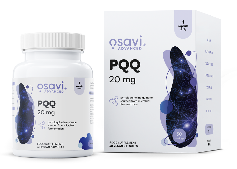 Osavi PQQ 20mg zawierający pirolochinolinochinon 30 kapsułek wegańskich